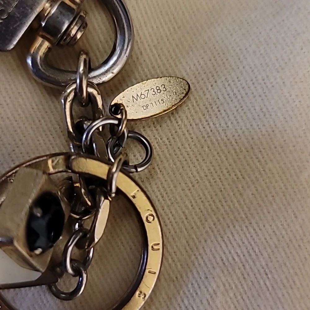 🌺Louis Vuitton Malletage Flower Key Holder and Bag Charm🌺